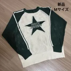 新品⭐︎アベイル　CHIP CLIP スターロゴ メッシュニット M＃しまむら