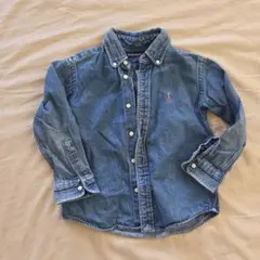 【エースさま専用】Ralph Lauren デニムブルー 長袖シャツ 110