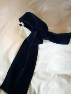 CONOVO　マフラー　ベルベット ロイヤルブルー　美品