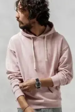 champion nano universe　リバースウィーブ　パーカー ピンク