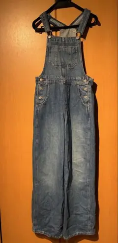 Levi's ミディアムインディゴ　オーバーオール　リーバイス　sサイズのサムネイル