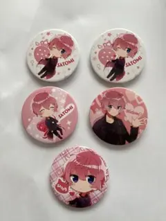 すとぷり さとみ 缶バッチ【さとみ Memories 缶バッチ(5個)】