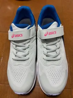アシックスレーザービーム　運動靴　24.0㎝　ホワイト/ブルーピンク