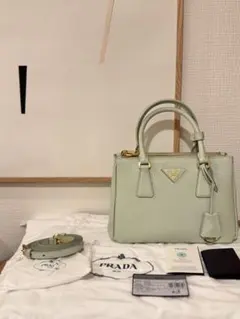 PRADA プラダ ガレリア サフィアーノ ハンドバッグ