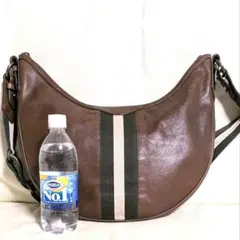 【良品レア】BALLY バリー ショルダーバッグ 茶 斜め掛け 男女兼用 本革