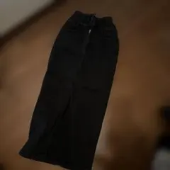 ブラックデニムスカート