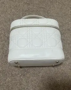 2Wayキルティングチェーンショルダーバニティバッグ アイボリー 【tr602】