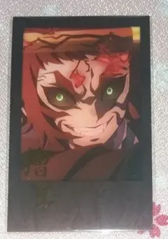 獪岳チェキ風ブロマイド 鬼滅の刃ダイニングお楽しみくじ