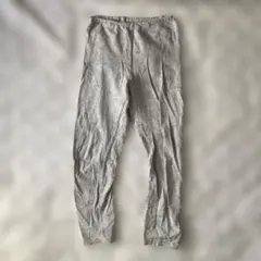 UNIQLO キッズ レギンス M グレー　フラミンゴ柄