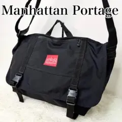 美品 Manhattan Portage メッセンジャーバッグ 大容量 ブラックのサムネイル
