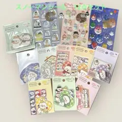 スノーマン　シール12点セット　ダイカットステッカー 8種 Snowman