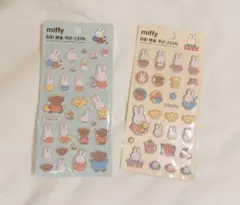 ミッフィーシール　2種類