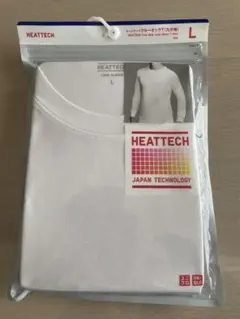 ユニクロ　ヒートテッククルーネックT（九分袖）　白　L