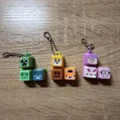 マインクラフト キーボードチャーム3個