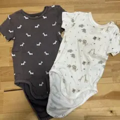 H&M オーガニックコットン ベビー肌着 2点セット 80cm