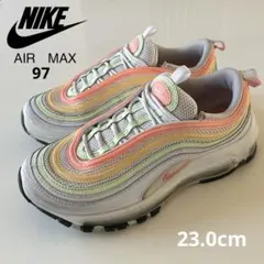 NIKE Air Max 97 スニーカー ホワイト/オレンジ/グリーン23cm