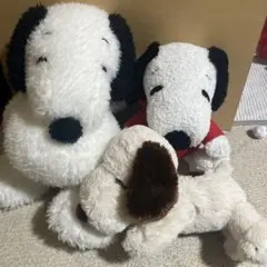 スヌーピー ぬいぐるみセット 大・中・小