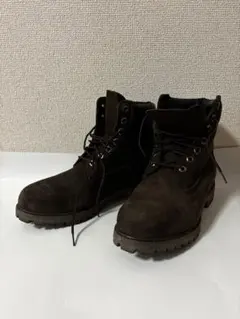 ダークブラウン ハイカットブーツ