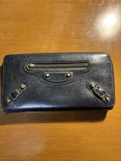 【BALENCIAGA】 長財布 ブラック 2008年 店舗タグ　ヴィンテージ BALENCIAGA】 長財布 ブラック 2008年 店舗タグ ヴィンテージ - メルカリ