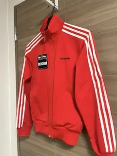 adidas アディダス トラックジャケットHONDURAS 　赤×白　2XS