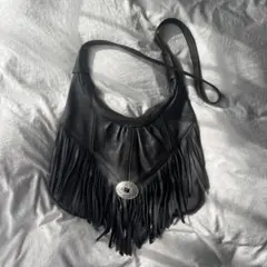 フリンジ付きショルダーバッグエスニッ y2kグランジmade in Mexico