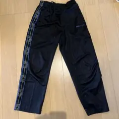 Kappa 黒 ロングパンツ サイドストライプのサムネイル