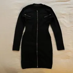 Vintage black dress knit jacket