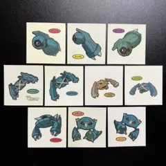 デコキャラシール　ダンバル　メタング　メタグロス　ダイゴの色ちがいのメタグロス