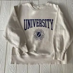 GU レディース　プリント スウェット トレーナー