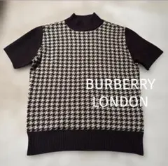BURBERRY BLACK LABELノバチェックタートルネックシルクセーター