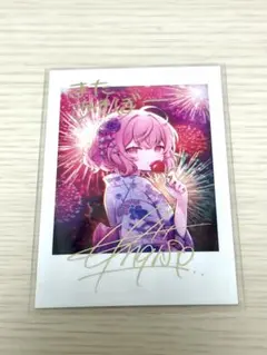 nqrse 箔押しデジタルサイン入り チェキ風カード - メルカリ