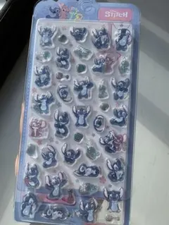 み*ー様 スティッチ　ボンボンドロップシール風　海外限定　ディズニー　立体シール