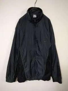 ナイキ　ナイロンジャケット　メンズXL表記　黒　グレー　Y2K　2007年