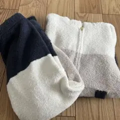 ジェラピケ　ネイビー　ルームウェア　上下セット