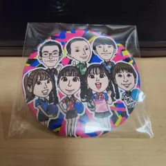 キャラクター缶バッジ カラフル　ボウリング