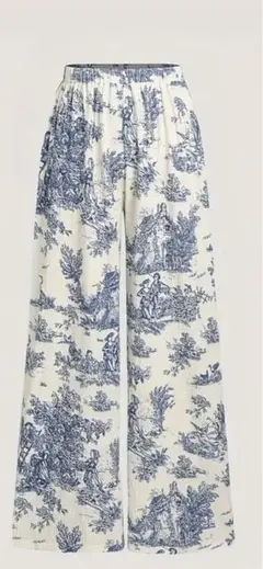限定1名様、❤️ワイドレッグパンツ　ブルー系❤️未使用　新品！迅速発送！