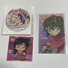 名探偵コナン 北栄町限定 缶バッジ 灰原哀 クリスマス 毛利蘭 - メルカリ