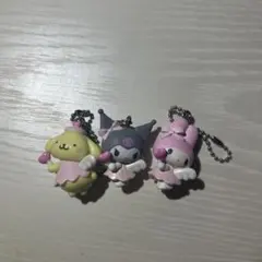 ポムポムプリン・マイメロディ・クロミ キーホルダー 3個セット