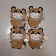 公*o様 サンリオキャラクターズ どうぶつ着ぐるみマスコット たぬき編 シナモロ