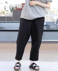 ダントン　コットンリネン　イージーパンツ　DANTON 36