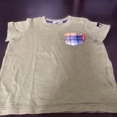 ダブルビー DOUBLE.B 半袖Tシャツ 80cm カーキのサムネイル