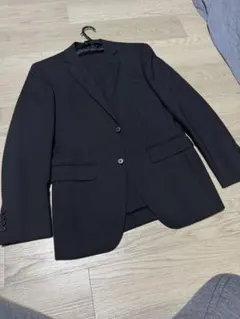 美品ORIHICA ブラックビジネススーツ上下セットアップ