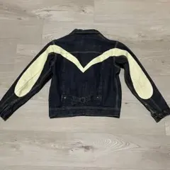 エヴィスevisu十周年記念黒大黒入ジージャン 旧エヴィス 十周年記念デニムジャケット 2ndタイプ 黒タブ 金耳