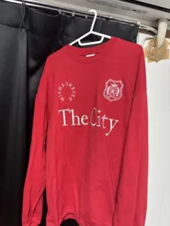 the cityトレーナー Lサイズ レッド