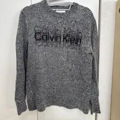 Calvin Klein グレー ニットセーター Sサイズ