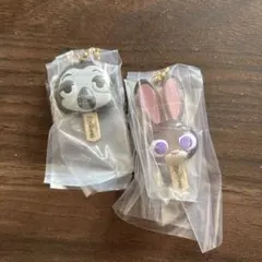 ズートピア アイスキャンディチャーム　ジュディ、フラッシュ