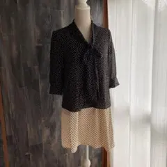 ROPE 新品未使用 ワンピース ブラウス ドット柄 2着セット