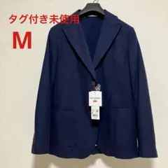 【未使用】UNIQLO イネス コットンリネンジャケット ネイビー Mサイズ
