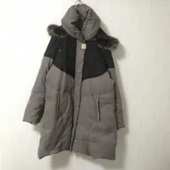 ☆未着用品☆バルマン ダウンコート 3WAY ブルーフォックス ファー