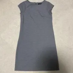 TALBOTS グレー ノースリーブ ワンピース S